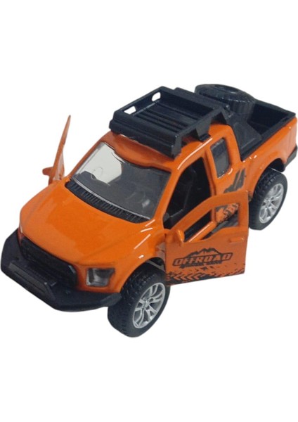 Çek Bırak Metal Arazi Aracı 13 cm - Turuncu (Lisinya) fiyatları