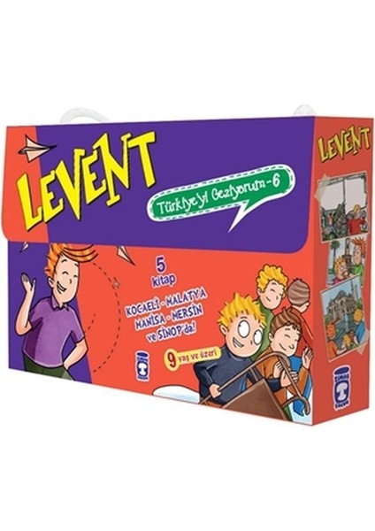 Levent Türkiye'yi Geziyorum - 6 (5 Kitap Takım)