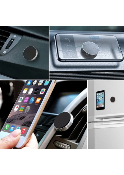 Tüm Modellerle Uyumlu Manyetik Araç Içi Telefon Tutucu Çok Amaçlı Güçlü Mıknatıs Tutucu ( Lisinya ) fiyatları