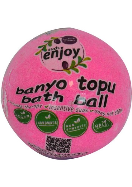Pembe Düşler El Yapımı Banyo Küvet Topu Sabunu Pembe 90-120 gr fiyatları
