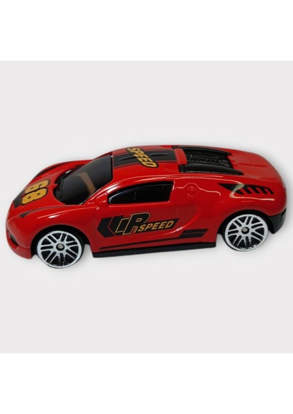 Metal Mini Arabalar 8 cm - Kırmızı - 4 (Lisinya) fiyatları