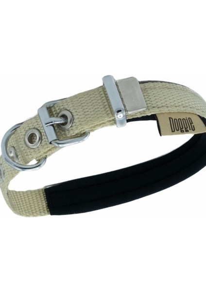 Softlu Köpek Boyun Tasması 1,5 cm x 35 cm Haki