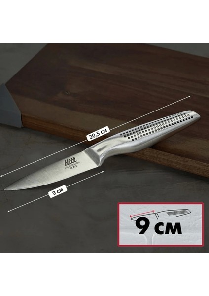 9 cm Paslanmaz Çelik Ultra Keskin Mutfak Şef Bıçağı ( Lisinya )