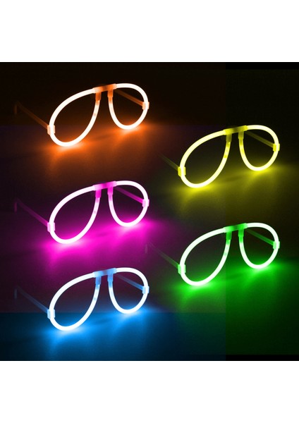 Neon Glow Fosfor Gözlük - Festival Parti (1239LI Set) - Lisinya
