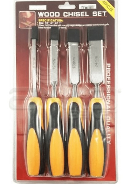 Ağaç Oyma Seti Darbeli Iskarpela Seti - 6-12-18-22MM ( Lisinya ) fiyatları