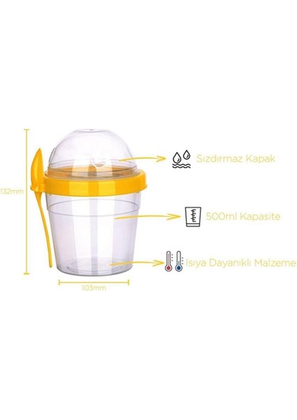 Bebek Mama Saklama Kabı 500ML