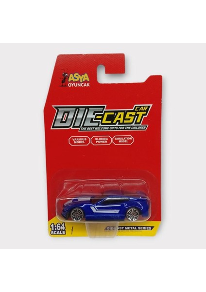 Metal Mini Arabalar 8 cm - Mavi - 1 (Lisinya) indirimleri