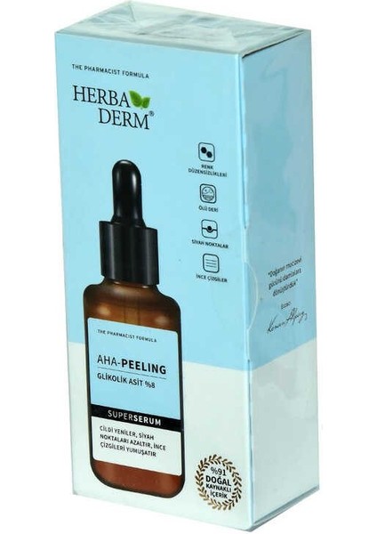 Superserum Aha-Peeling Doğal Yüz Serumu 30 ml