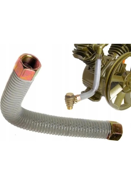 OEM Kompresör Hava Çıkış Borusu Soğutucu Korumalı 25-50LT -3/8 -10MM (Lisinya)