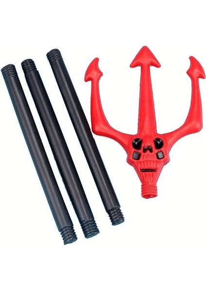 Kırmızı Renk Halloween Cadılar Bayramı Çatal 107 cm