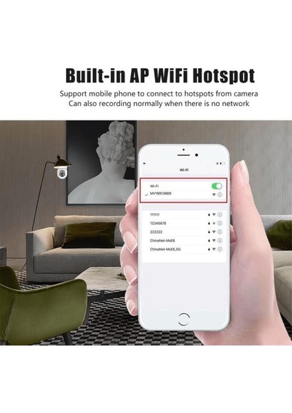 Kablosuz 360 Panoramik Ampul Kamera Güvenlik Kamerası Çift Kablosuz 360 Derece Gece Görüşlü ( Lisinya ) fırsatları