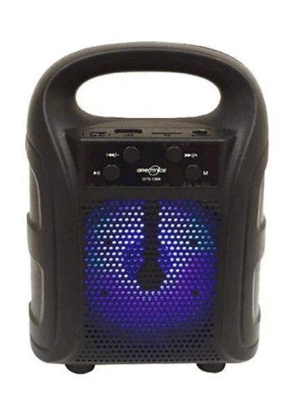OEM Tutmalı Mini Hoparlör Işıklı Taşınabilir Bluetooth Wireless Radyolu Sd Kart ve USB Girişli Hoparlör ( Lisinya )