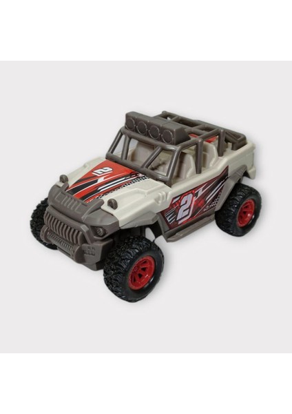 Maxx Wheels Sesli ve Işıklı Arazi Aracı Buggy - 666-18PA - Gri (Lisinya)