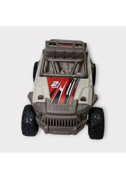 Maxx Wheels Sesli ve Işıklı Arazi Aracı Buggy - 666-18PA - Gri (Lisinya) fırsatları