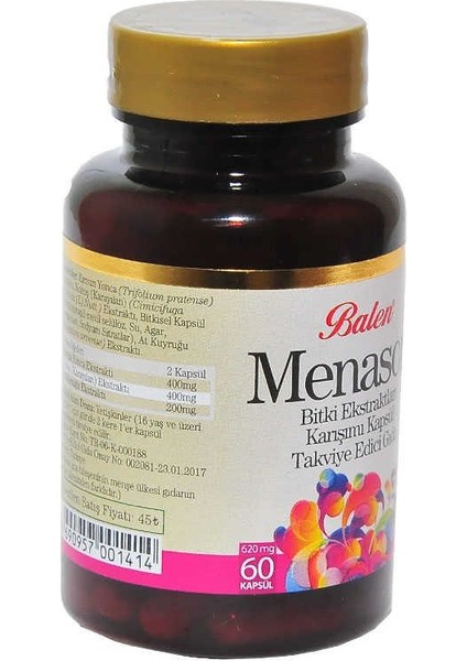 Menason Bitkisel Karışım 60 Kapsül