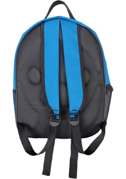 Kalpli Patili Astronot Şeffaf Taşıma Sırt Çantası Mavi 24x32x42 Cm