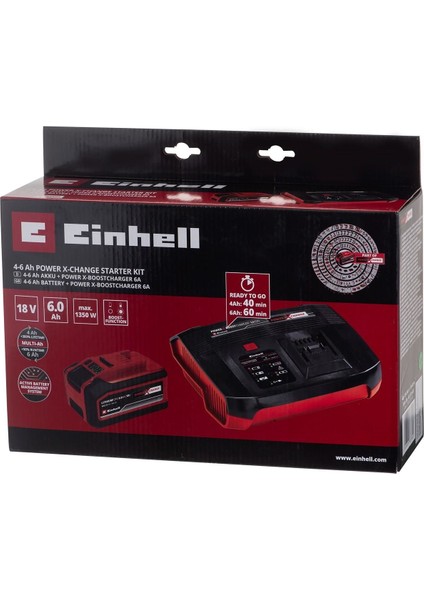 Einhell Power X-Change 4-6 Ah Akü ve Şarj Cihazı Seti