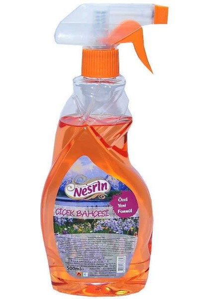 Oda Parfümü Oda Kokusu Çiçek Bahçesi Kokulu Oda Spreyi 500 ml