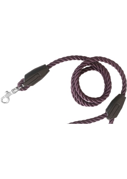 Üçlü Sarmallı Köpek Gezdirme Halatı 1 CM-120 cm Mor