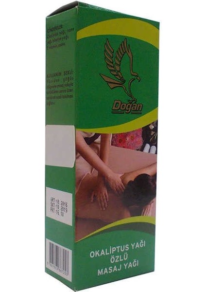 Okaliptuslu Masaj ve Bakım Yağı Cam Şişe 100 ml