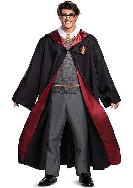 Harry Potter Gryffindor Cübbe Çocuk Boy - Harry Potter Kostümü 9-10 Yaş - Lisinya