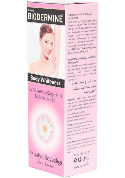 Papatya Beyazlığı - Vücut Kremi 75 ml