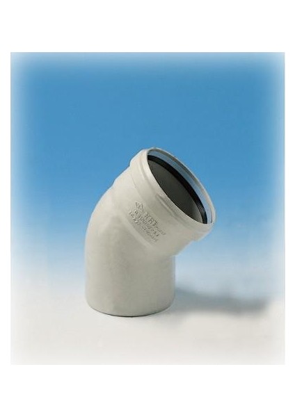 Ege Yıldız 75X45 Pvc Açık Dirsek 3,2 mm
