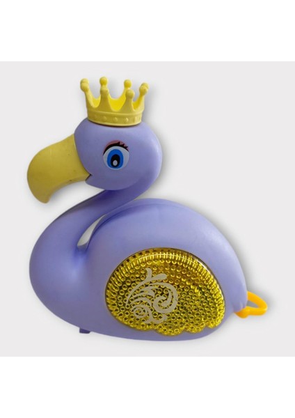 Kurmalı Işıklı Sevimli Flamingo - Mor (Lisinya) fiyatları