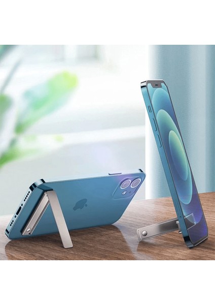 Tüm Telefonlara Uyumlu Kendiliğinden Yapışkanlı Cep Telefon Standı ( Lisinya )