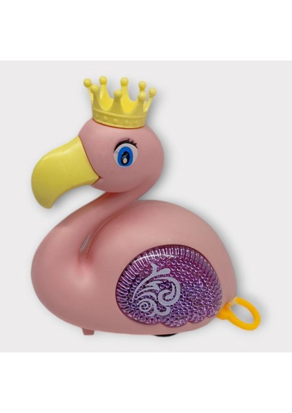Kurmalı Işıklı Sevimli Flamingo - Pembe (Lisinya) fiyatları