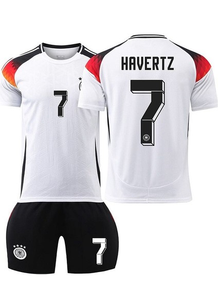 Almanya Euro 2024 Kai Havertz Çocuk Forması 3'lü Set Forma+Şort+Çorap