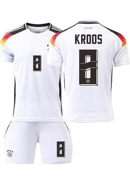 Almanya Euro 2024 Toni Kroos Çocuk Forması 3'lü Set Forma+Şort+Çorap