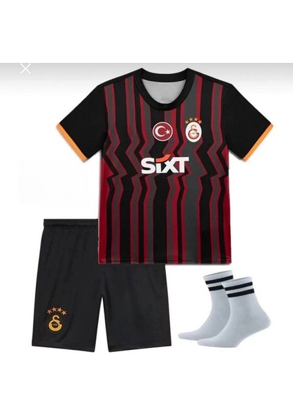 2024/2025 Sezon Davidson Sanchez6 Numara Siyah Alternatif Yeni Sezon Çocuk Futbol Forması