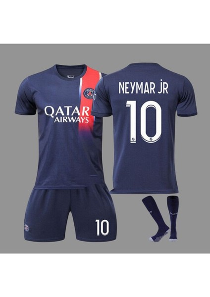 Neymar Jr 10 P:s:g Özel Tasarım Paris-Saint-Germain Bordo/mavi Çocuk Forması 3^lü Set fiyatları