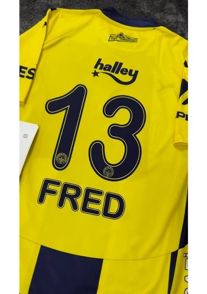 ᖴeᑎeᖇᗷᗩᕼçe Yeni Sezon 2024-25 ' 'fred' 13 Iç Saha Çubuklu Çocuk Forması 3 Lü Set