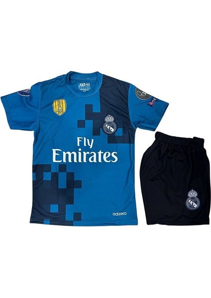 Cristiano Ronaldo Cr7 Rövaşata Turkuaz Çocuk 3 Lü Set Futbol Forması fiyatları