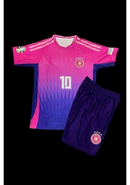 Almanya Euro 2024 Jamal Musiala 10 Deplasman Pembe Çocuk Forması 3'lü Set (Pink) indirimleri