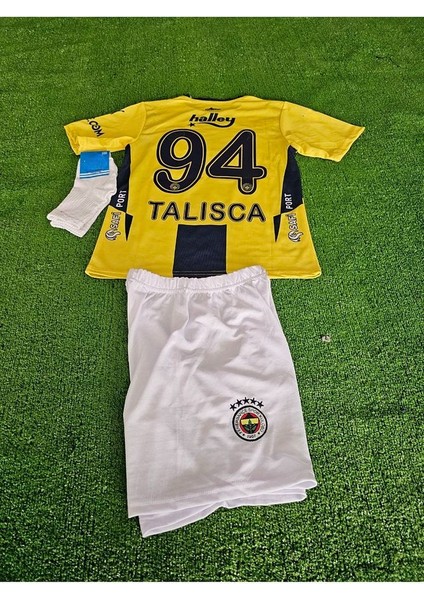 ᖴeᑎeᖇᗷᗩᕼçe Yeni Sezon 2024-25 Anderson' 'talisca' 94 Iç Saha Çubuklu Çocuk Forması 3 Lü Set modelleri