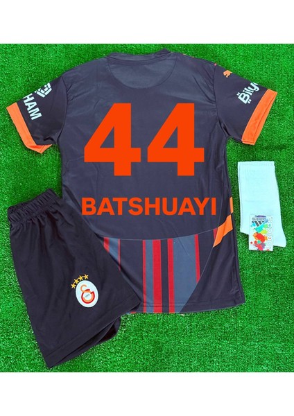 2024/2025 Sezon Michy BATSHUAYI44 Siyah Alternatif Yeni Sezon Özel Çocuk Futbol Forması