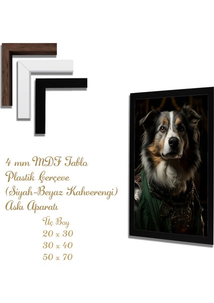 Ahşap Tablolar- Yapay Zeka ile Oluşturulmuş Görseller Uv Baskı-Mdf Tablo /125