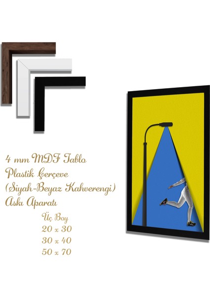 Ahşap Tablolar- Yapay Zeka ile Oluşturulmuş Görseller Uv Baskı-Mdf Tablo /6838