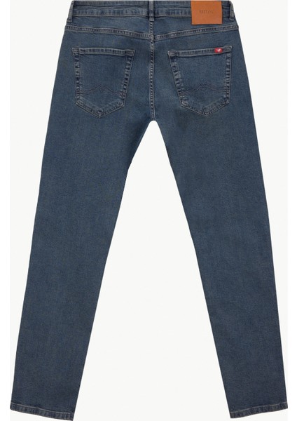 Orta Bel Slim Fit Mavi Erkek Denim Pantolon Mıchıgan Slım - 1013 fiyatları