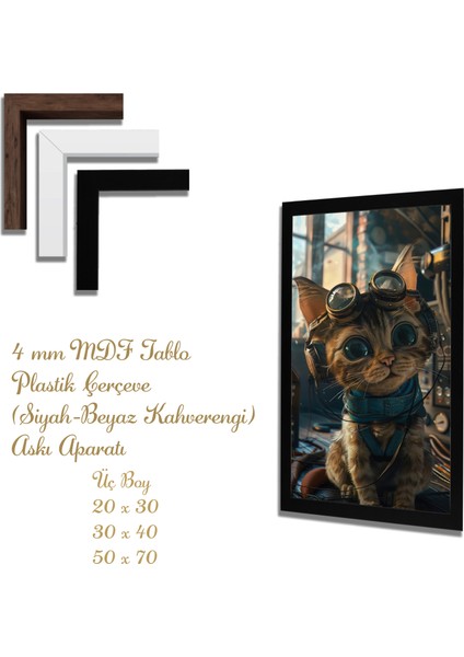 Ahşap Tablolar- Yapay Zeka ile Oluşturulmuş Görseller Uv Baskı-Mdf Tablo /5284