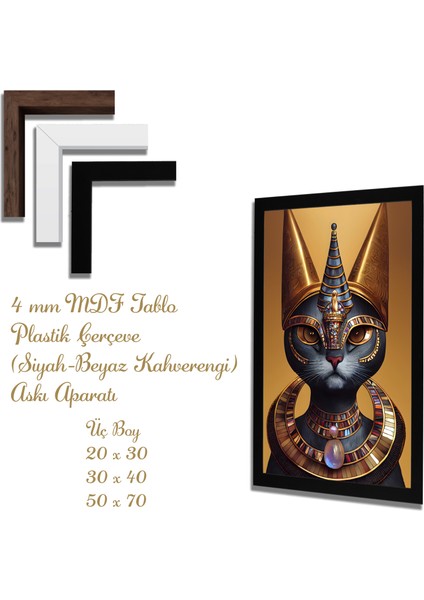 Ahşap Tablolar- Yapay Zeka ile Oluşturulmuş Görseller Uv Baskı-Mdf Tablo /7516