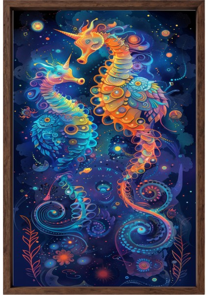 Ahşap Tablolar- Yapay Zeka ile Oluşturulmuş Görseller Uv Baskı-Mdf Tablo /7805