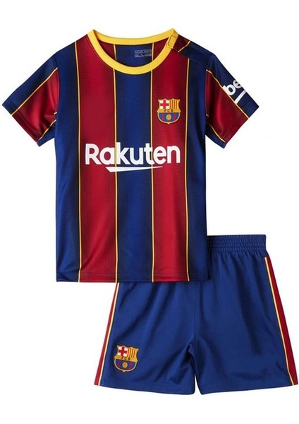 Barcelona Messi 2017/18 Sezon Çocuk Futbol Forma 2'li Set Forma ve Şort