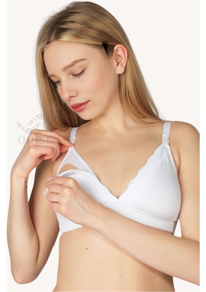 Organik Pamuklu Emzirme Sütyeni 2 Adet - Organic Cotton Nursing Bra 2 Pack fırsatları