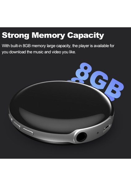 Ruızu M1 Taşınabilir Mp3 Mp4 Oynatıcı 8gb Bluetooth 4.0 Ses Kaydedici (Yurt Dışından) modelleri