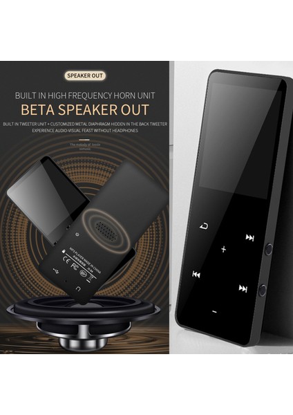 Taşınabilir Yüksek Netlikli Hoparlörlü Mp3 Oynatıcı (Yurt Dışından)