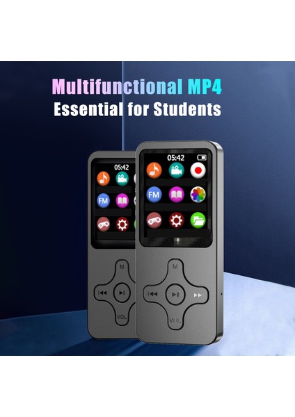 Mp3 Mp4 Oynatıcı Bt4.0 Taşınabilir Hifi Ses (Yurt Dışından)